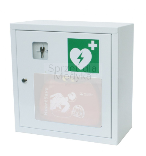 Szafka wewnętrzna, metalowa na defibrylator AED