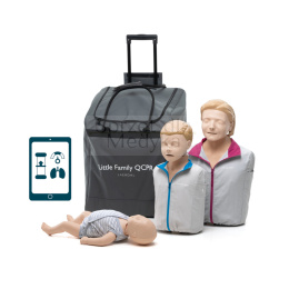 Zestaw – fantomy Laerdal Little Family QCPR + defibrylator szkoleniowy Shenzhen XFT-120C+