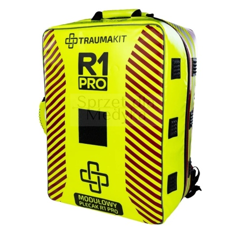 Modułowy Plecak R1 PRO zgodny z KSRG 2026 - TRAUMAKIT PRO (BT) (bez butli tlenowej i reduktora)