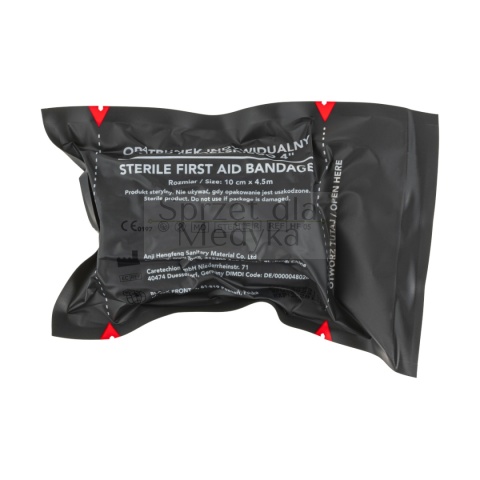 Opatrunek indywidualny typu izraelskiego z elementem dociskowym 4″ (10 cm)